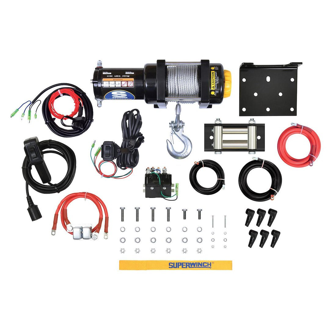 Superwinch 1140220 LT Series 4,000-lb ATV Winch with Roller