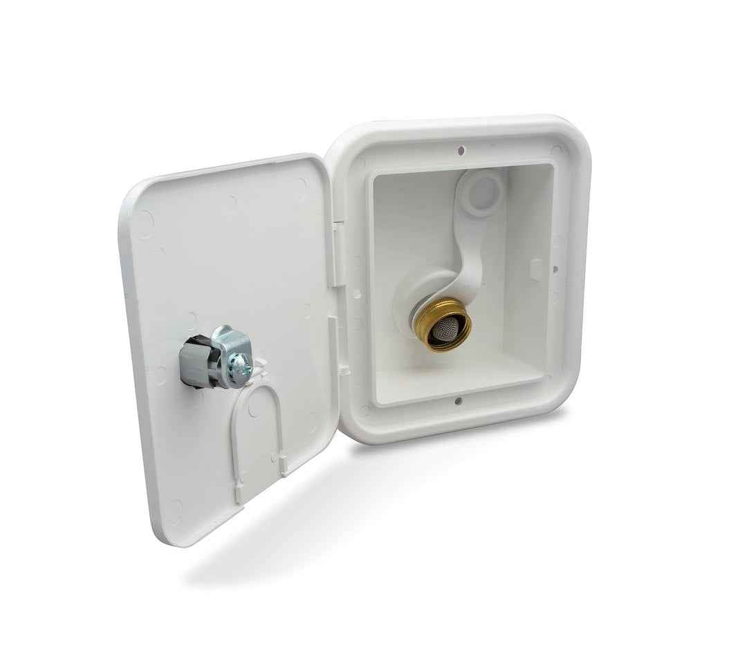 B&B Molders 94225 Fresh Water Inlet - Fill Spout With Hinged Cover