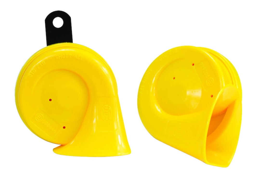 Hella 012010821 Yellow Trumpet Horn Kit