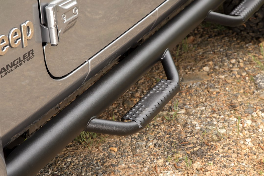 Rugged Ridge 11596.04 Spartan Round Nerf Bar for JLU