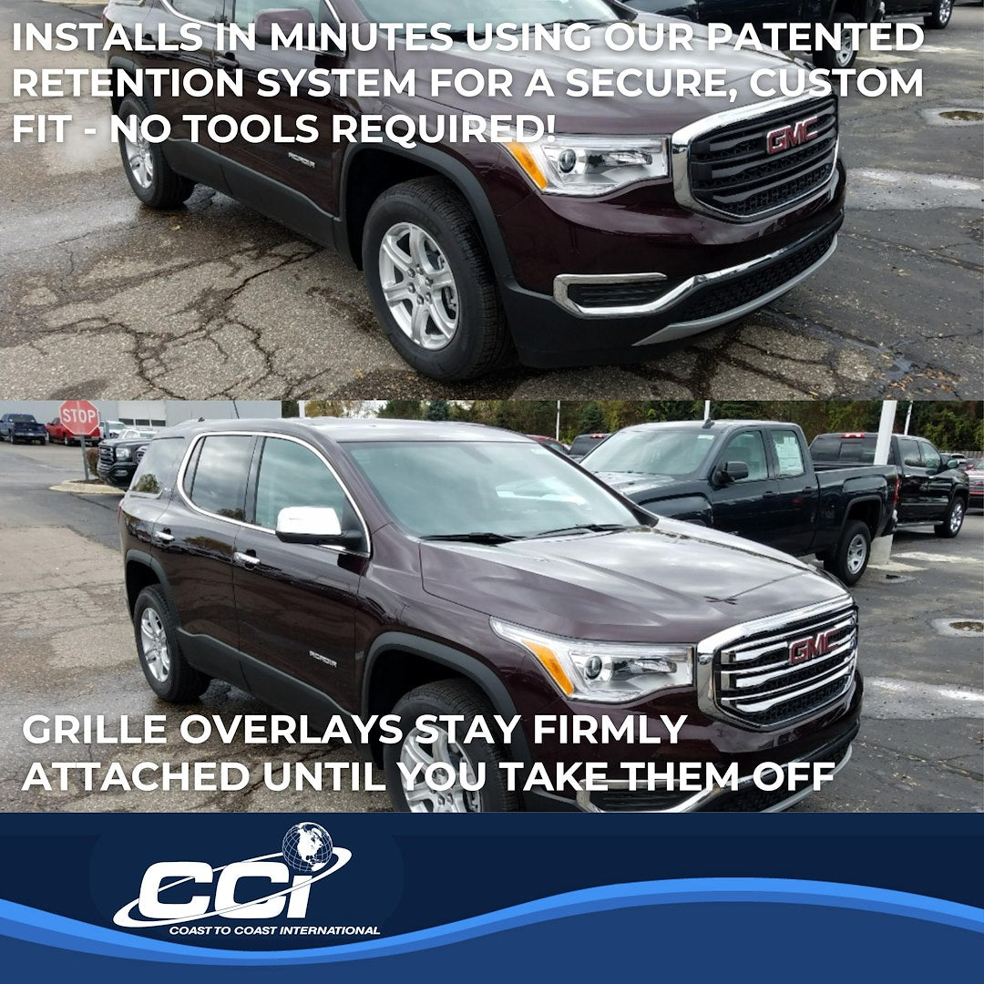 Coast To Coast GI149 Chrome Three-Bar Acadia Overlay - image 4