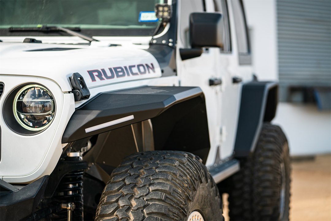 Road Armor 518AFFWB Stealth Flat Front Fender Flare