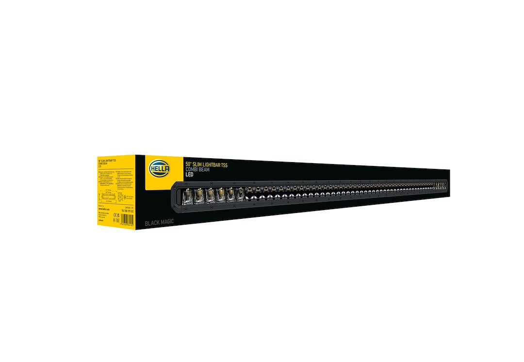 Hella 358197331 Black Magic Tough 50-Inch Slim Light Bar