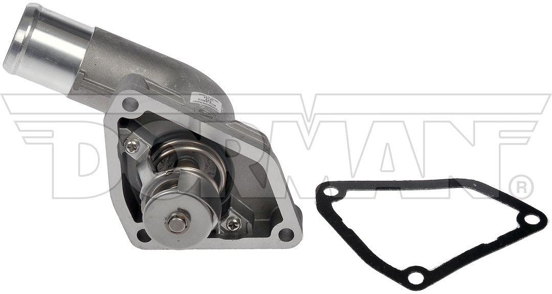Dorman 9025902 Gray Metal Thermostat Housing, 90 Degree - image 2