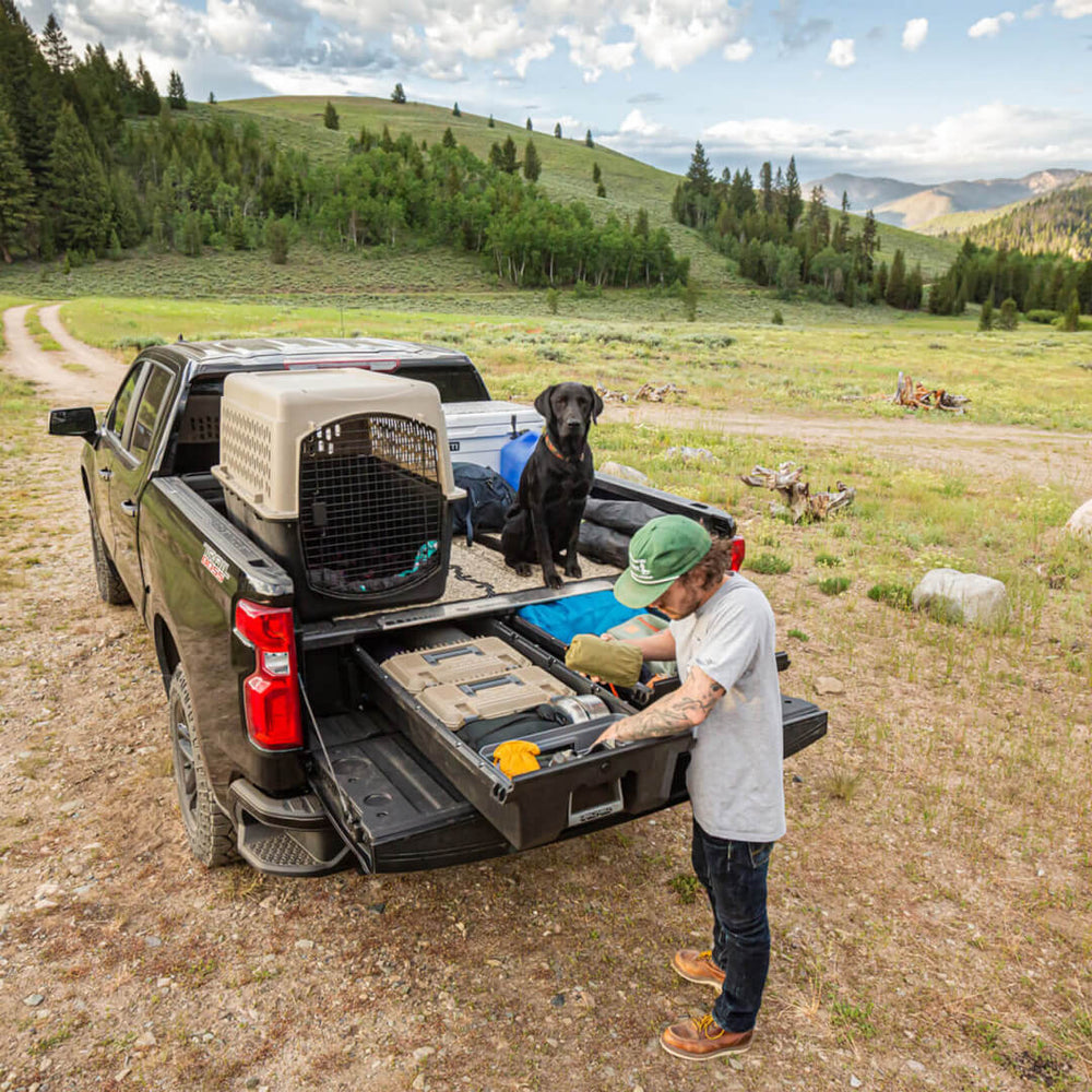 Decked AD37 Tan Traction Mat for 2017+ Ford Super Duty
