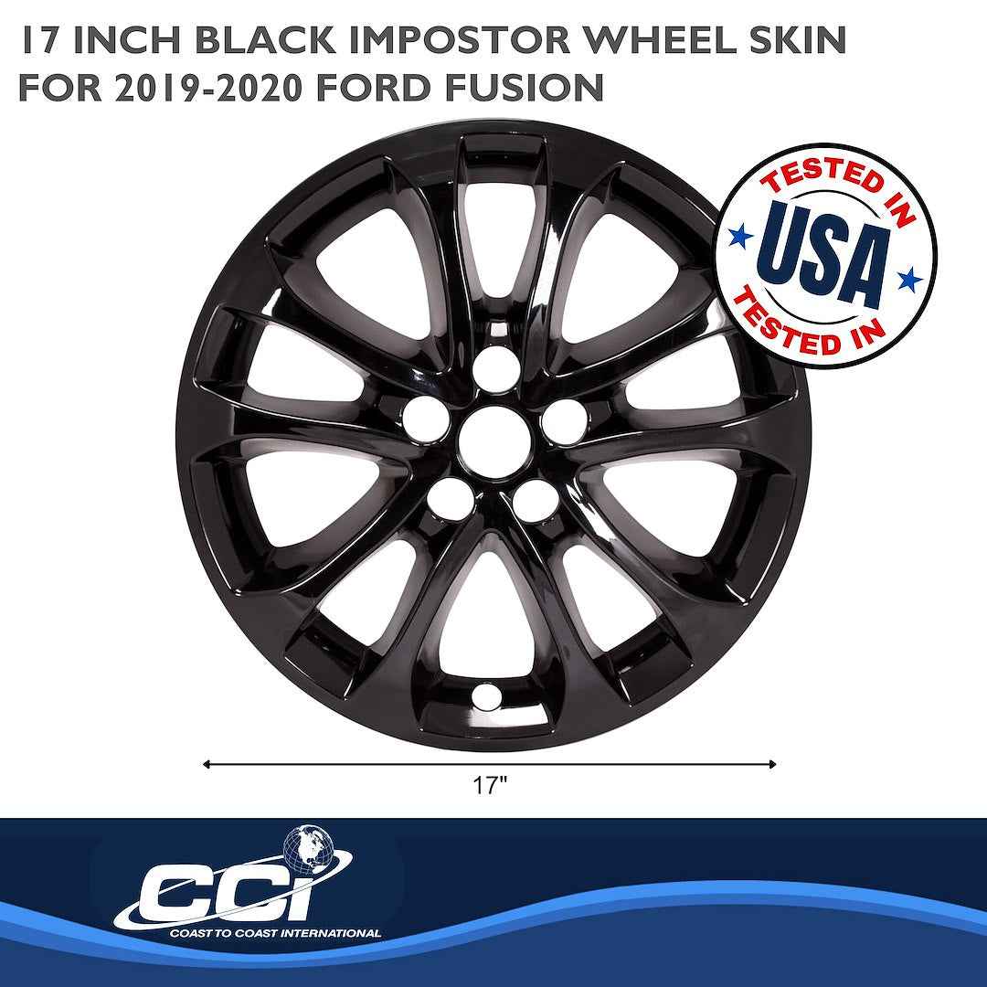 Coast To Coast IMP471BLK Fusion Black 17-Inch Wheel Skins