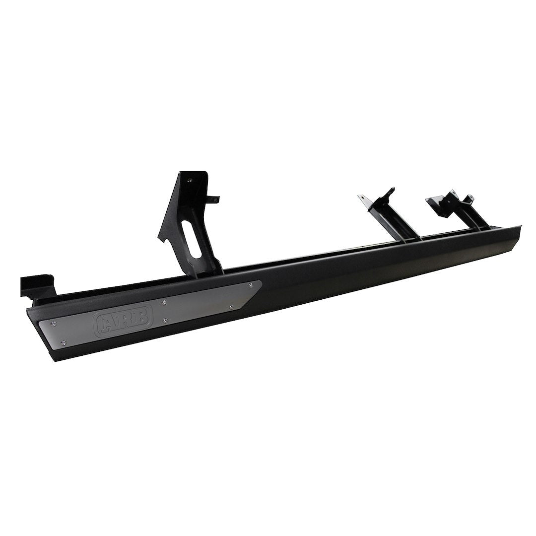 ARB 4480010 Black Steel Flat Rocker Panel Guard - image 1