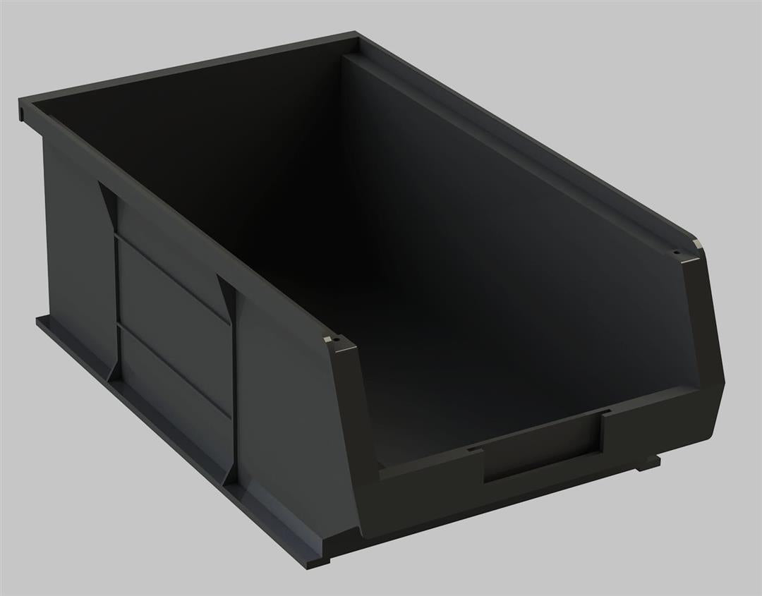 Masterack 021471kp Composite Shelf Bins, Set of Four