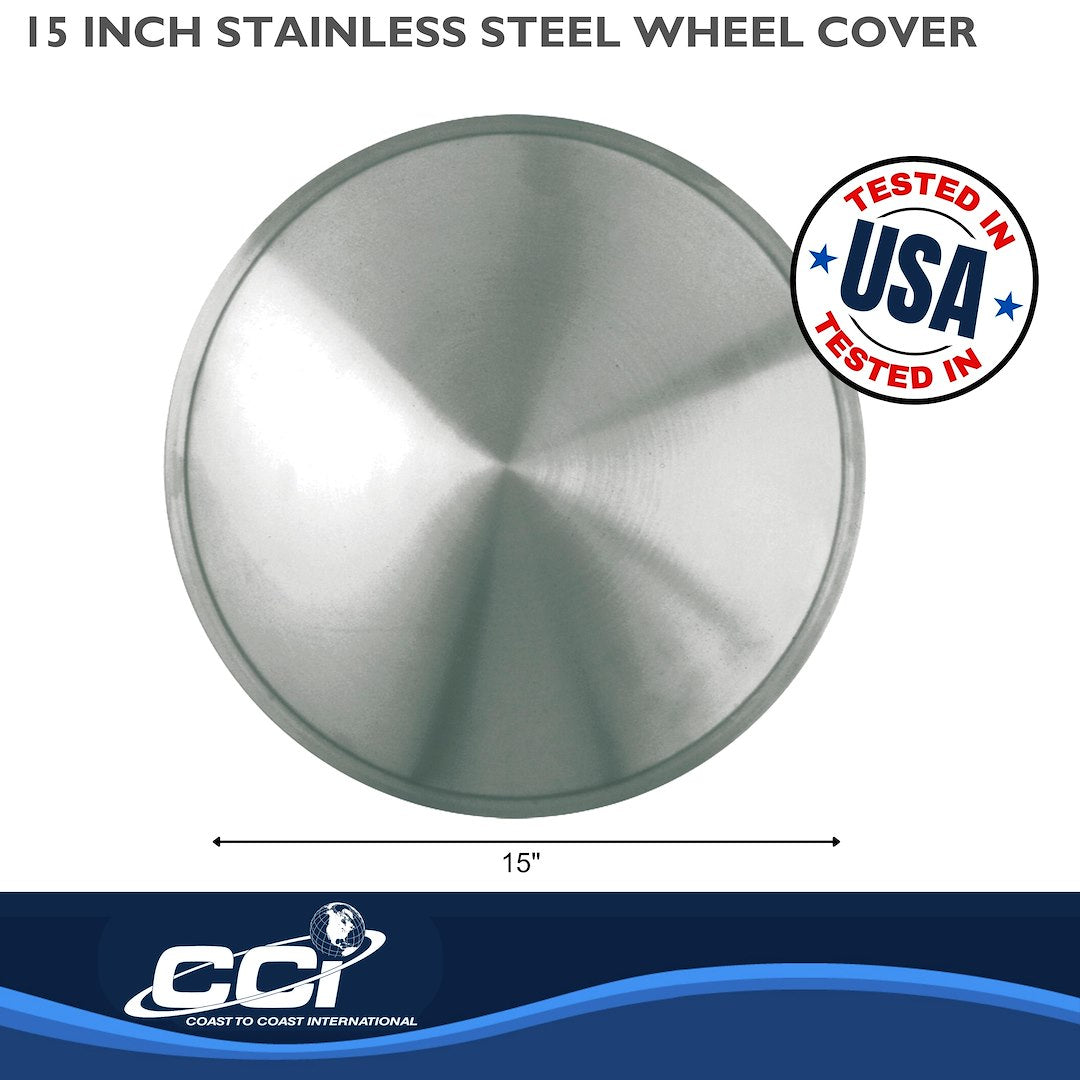 Coast To Coast RD15 15-Inch Stainless Racing Disc Covers - image 2
