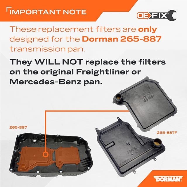 Dorman 265887F Replacement Automatic Transmission Filter - image 7