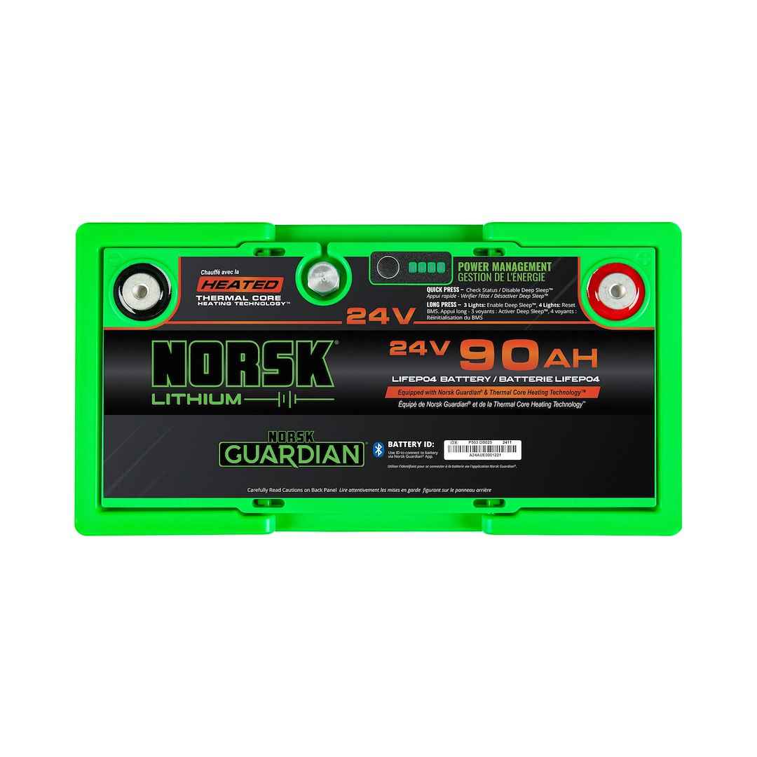 Norsk B24090GH 24V 90Ah Lithium Deep Cycle Battery