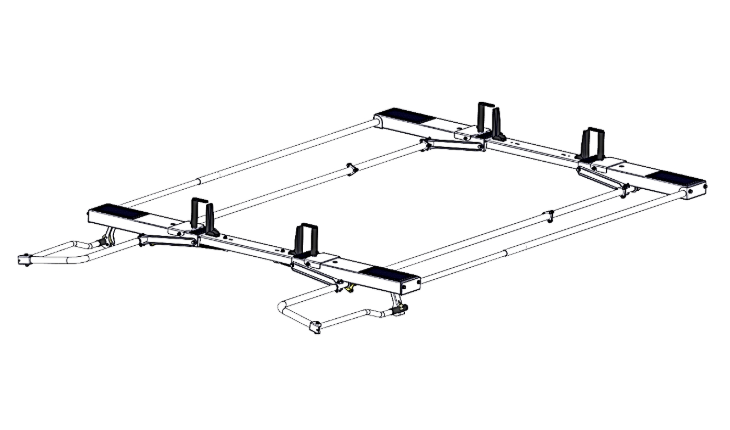 Holman 4A95L EZ-LoDown Low-Roof Double Drop-Down Mechanism