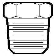 Anderson Fittings Fitting Plug/ Fitting Cap (121ASD)