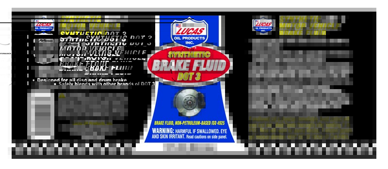 LUCAS OIL Brake Fluid (10825) – Unit Size: 12 Ounce