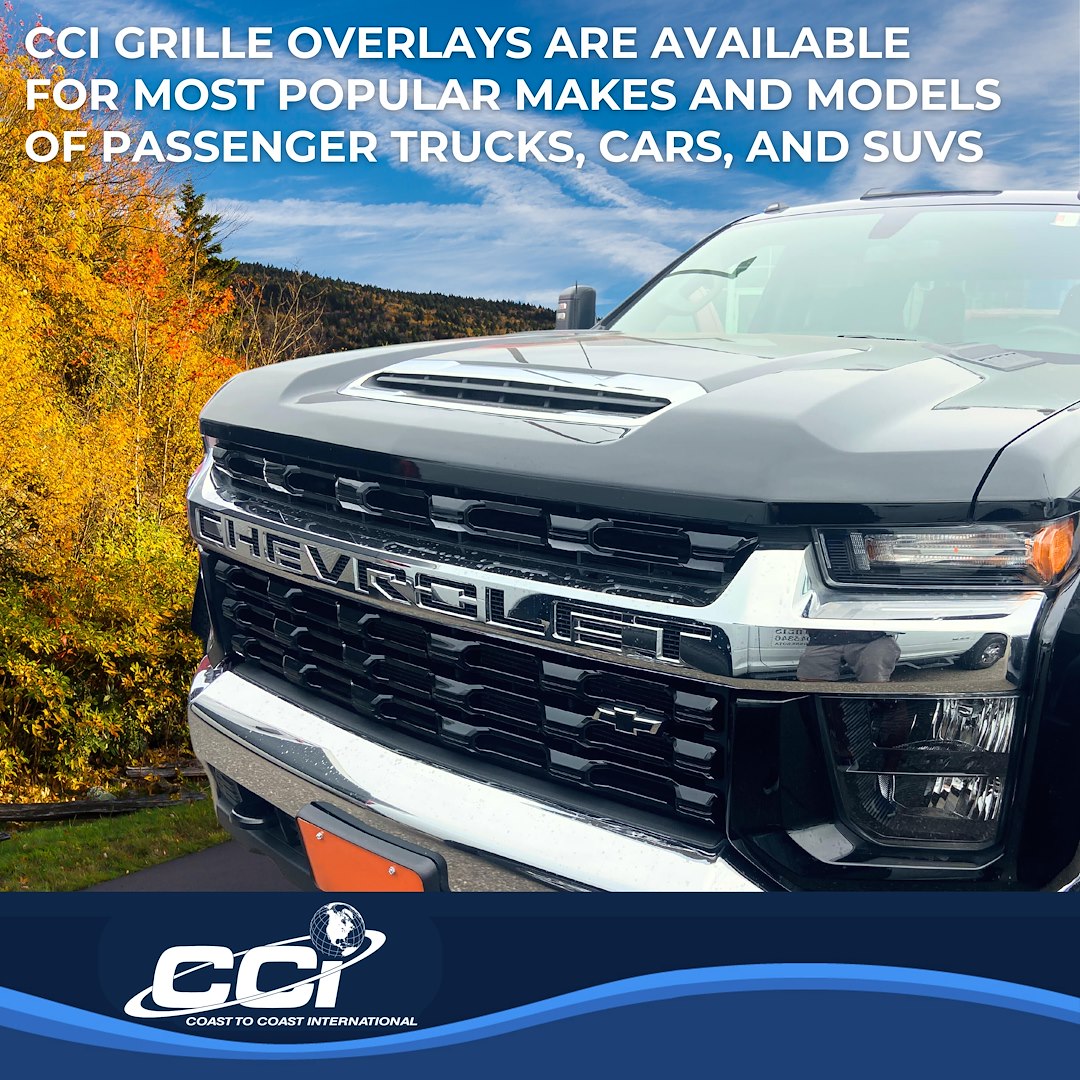 Coast To Coast GI168BLK Black Silverado Grille Overlay - image 5
