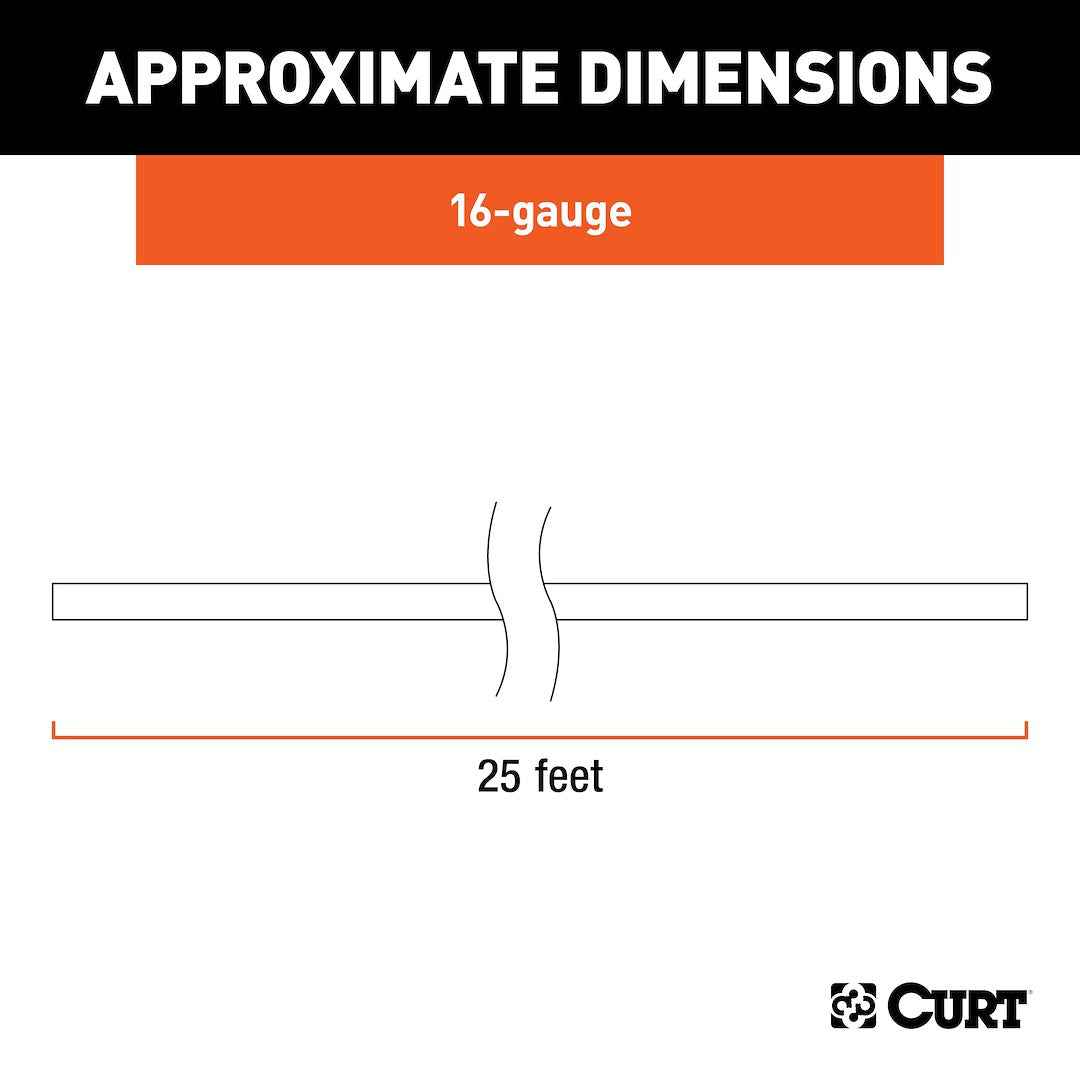 CURT 57001 Wire Loom - 25 ft