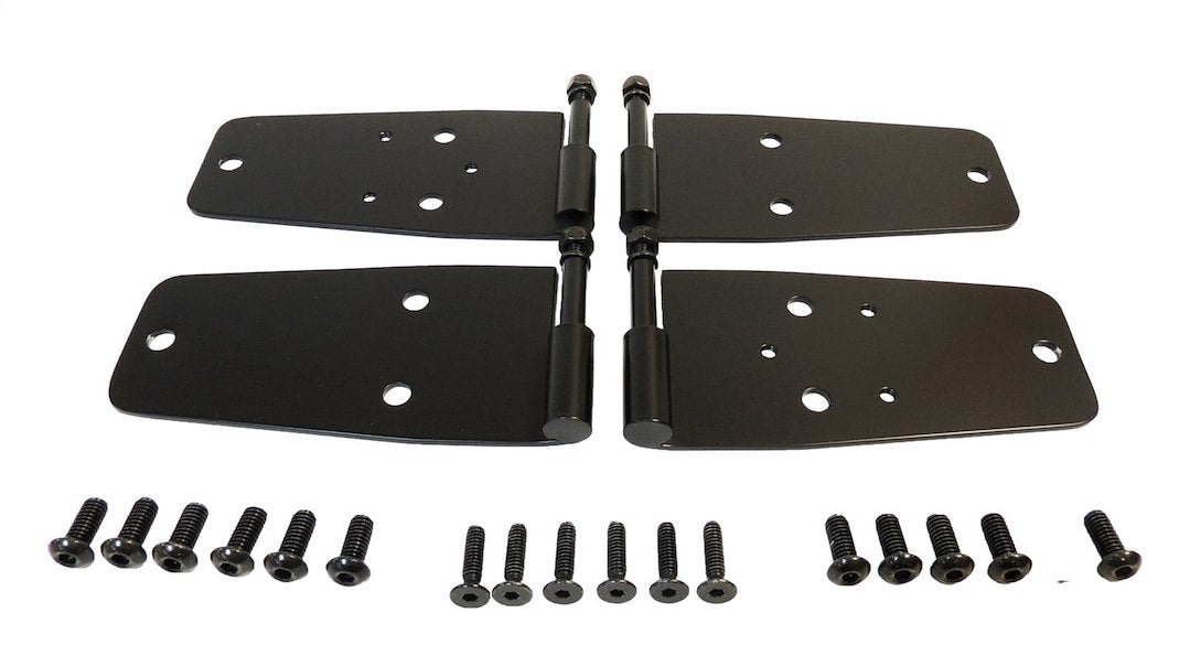 Crown Automotive RT34093 Black Stainless Half-Door Hinge Set - image 1