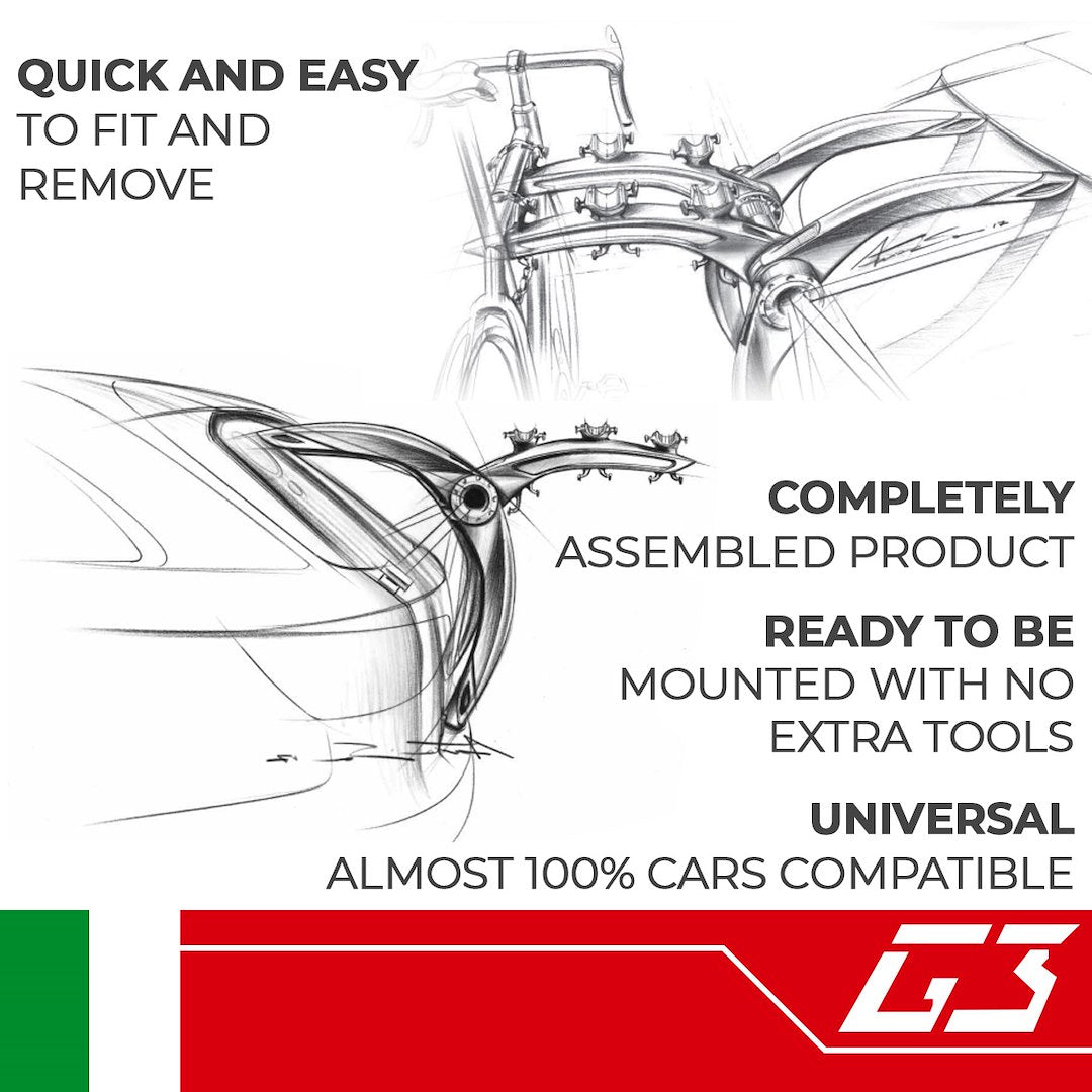 G3 S.P.A. 23.201 Premium Trunk Bike Rack