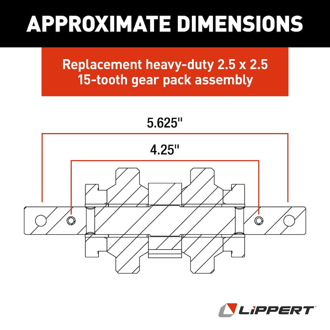 Lippert Components 123356 Slide Out Gear - image 6