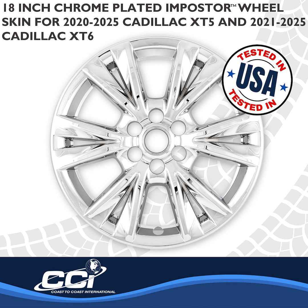 Coast To Coast IMP518X Chrome 18-Inch IMPOSTOR Skin Set