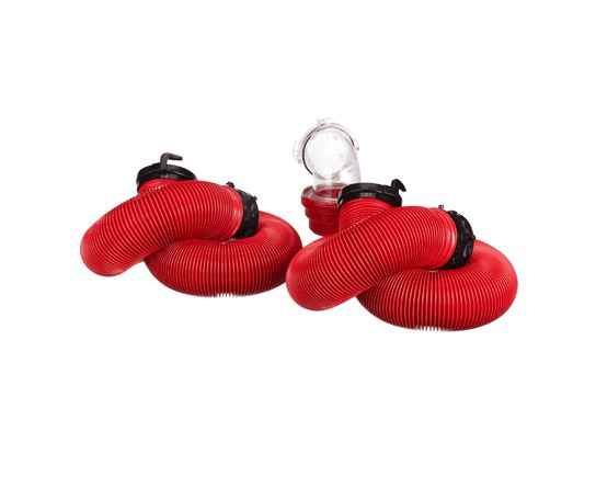 Valterra D04-0115 20 ft Vinyl RV Sewer Hose with Fittings