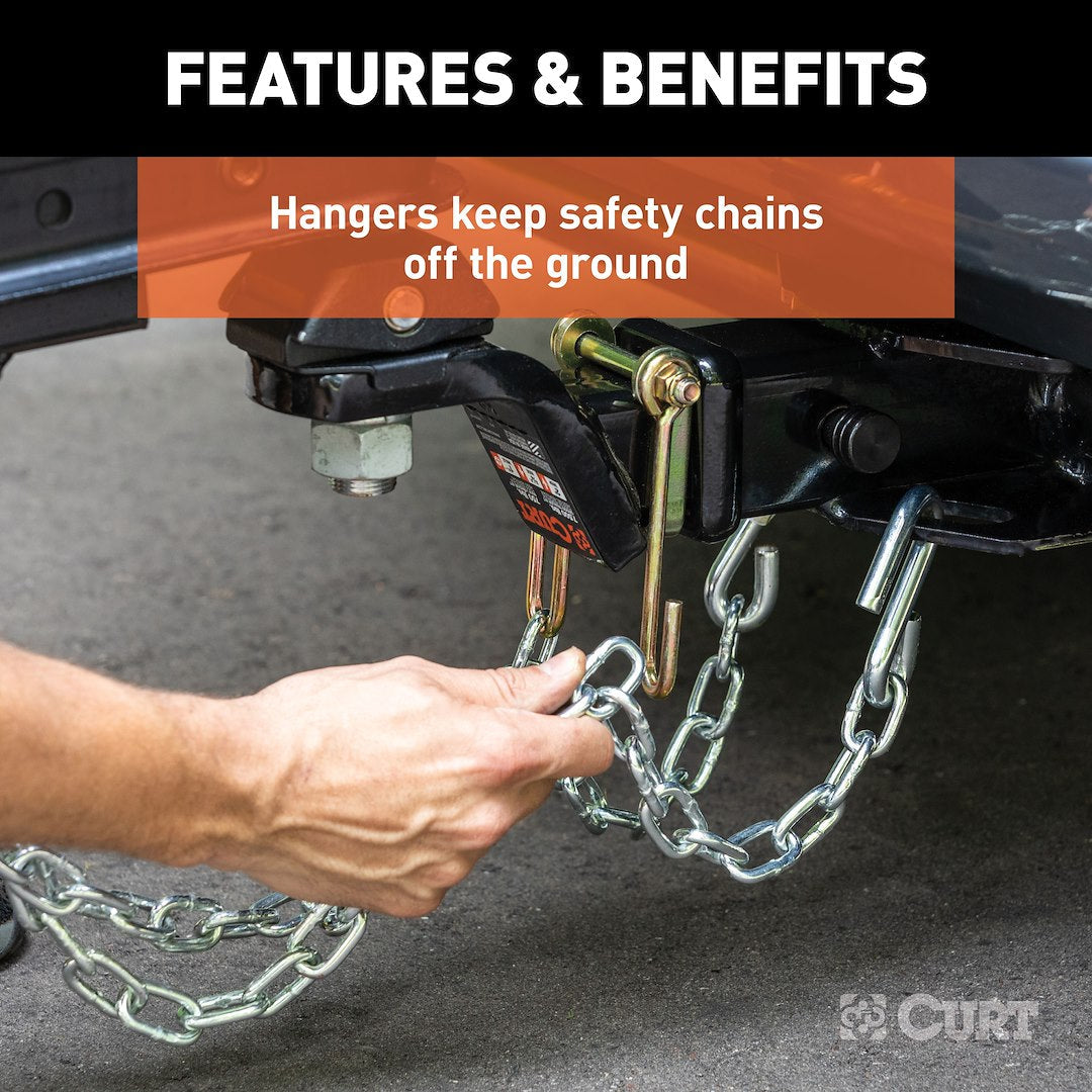 CURT Trailer Safety Chain Holder (45806) – Material: Steel