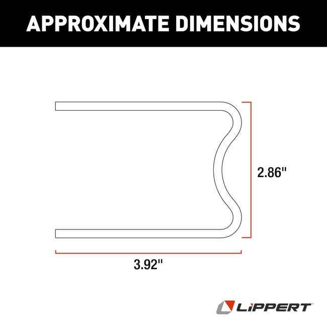 Lippert 113511 Weld-On Fifth-Wheel Landing-Gear Bracket