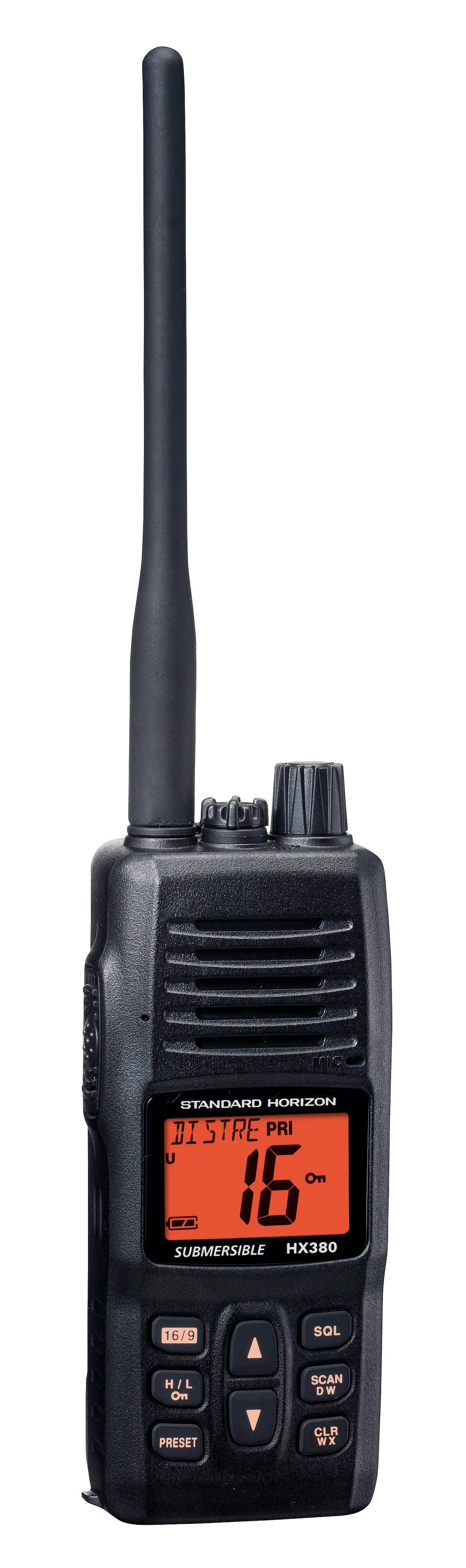 Standard Horizon HX380 5-Watt Handheld VHF Radio