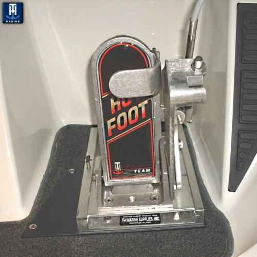 T-H Marine HFM-1-DP Boat Foot Throttle Slide - Silver