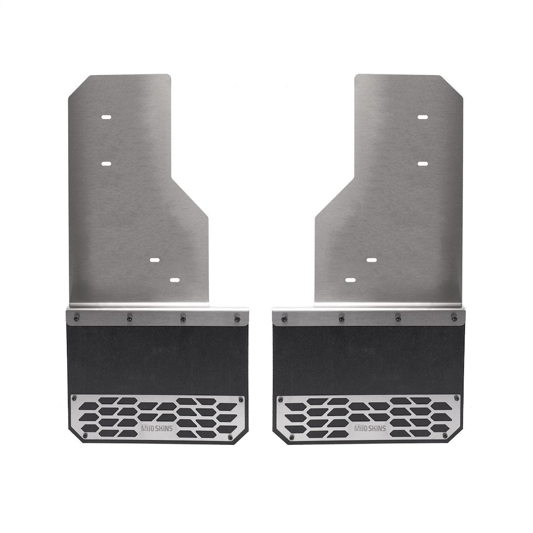 Putco 78445 Mud Skins Hex Shield Stainless Steel Mud Flaps, Set of 2