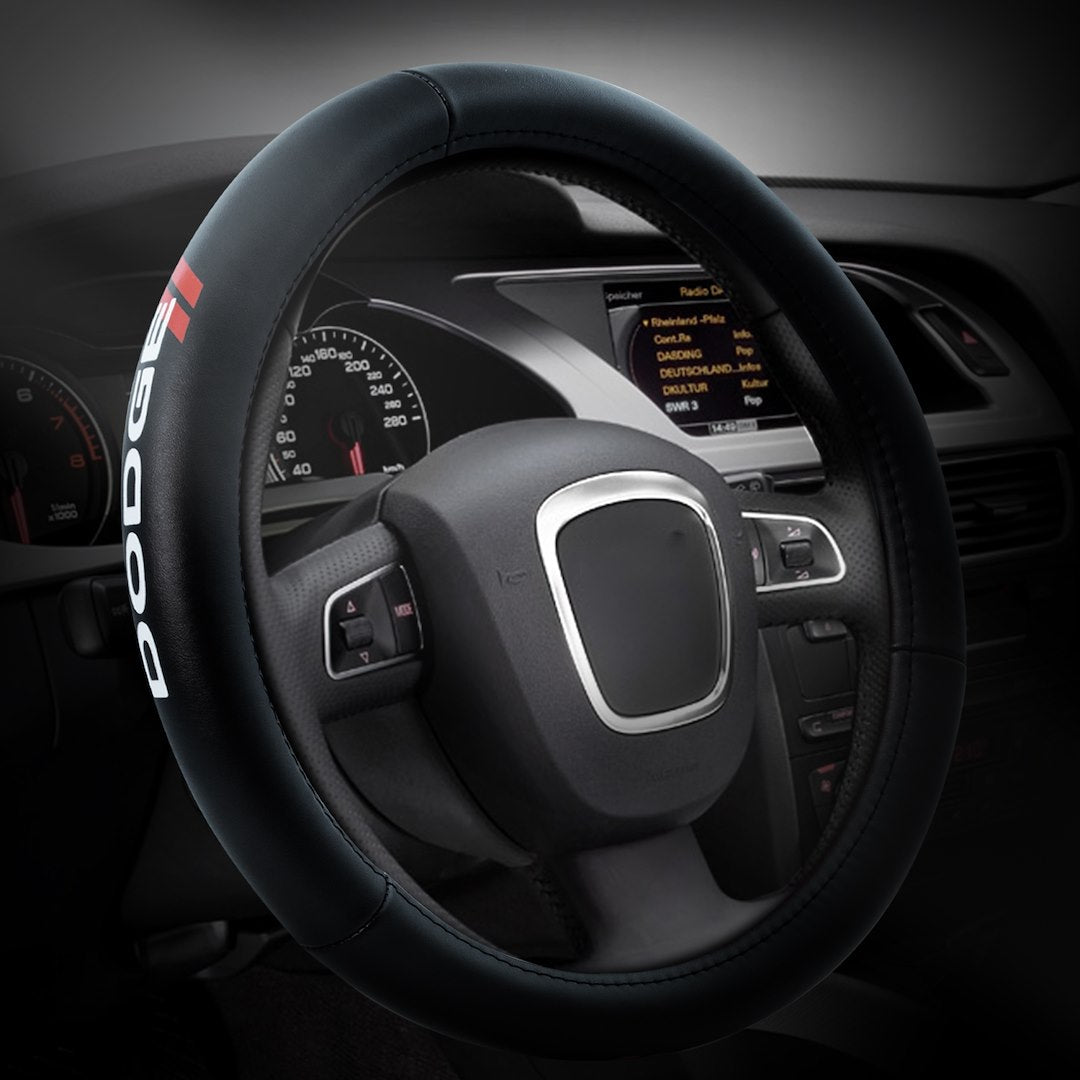 Plasticolor 006790R01 Dodge Leather Steering Wheel Cover