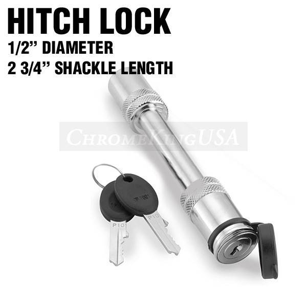 Black Horse Offroad Single Fully Universal 2 Inch Receiver Hitch Trailer Hitch Pin HL-100 - image 2