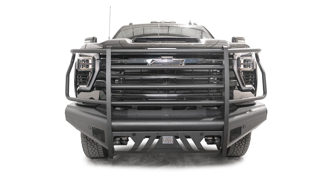 Fab Fours CH24-Q6160-1 Black Steel Elite Front Bumper