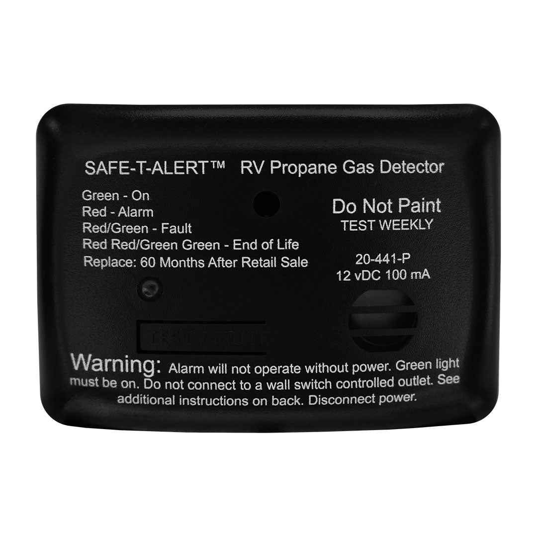 MTI 20-441-P-BL RV Propane Leak Alarm - Black