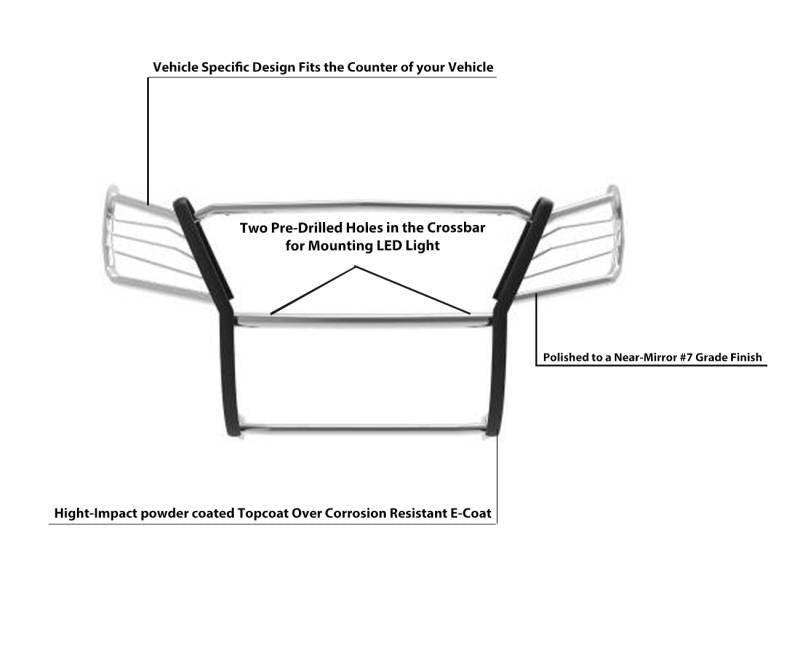 Black Horse Offroad 17fp32mss Grille Guard - image 6