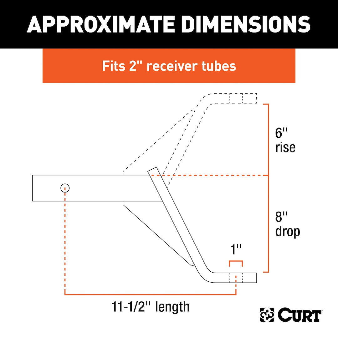 Curt 45890 Trailer Hitch Ball Mount - image 3