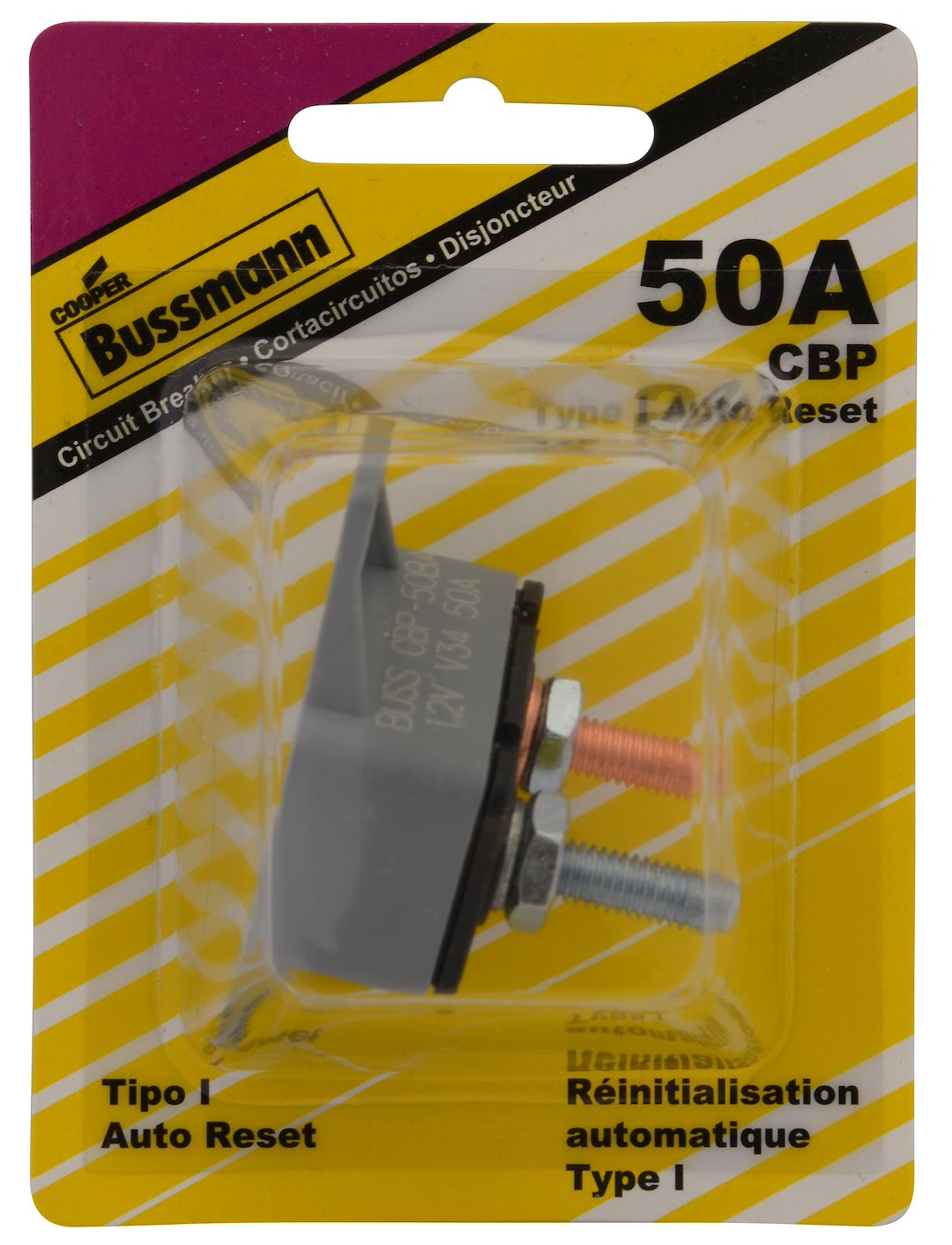 Bussman Type I 14 Volt 50 Amp Circuit Breaker (Bpcbp50bap)
