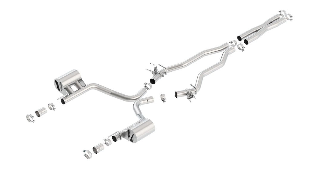Borla ATAK ® Series Cat Back System Dual Dual Exhaust System Kit 140641 - image 1