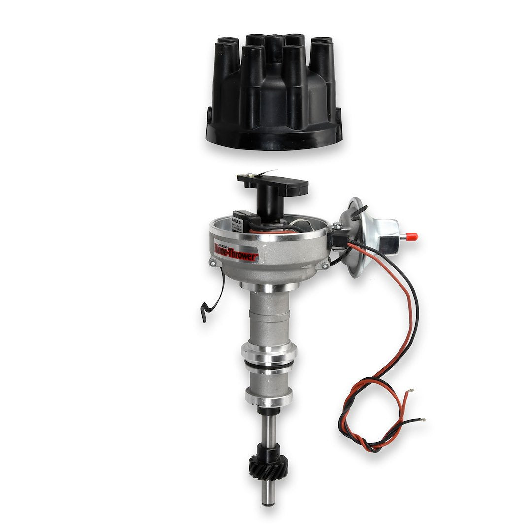 Pertronix D134600 Cast Ford Small-Block Distributor, Black Cap
