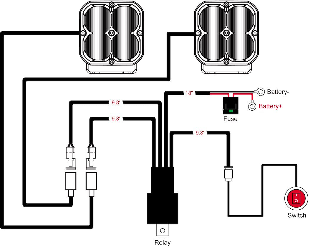 Arc Lighting 84002 Headlight Wiring Harness - image 7