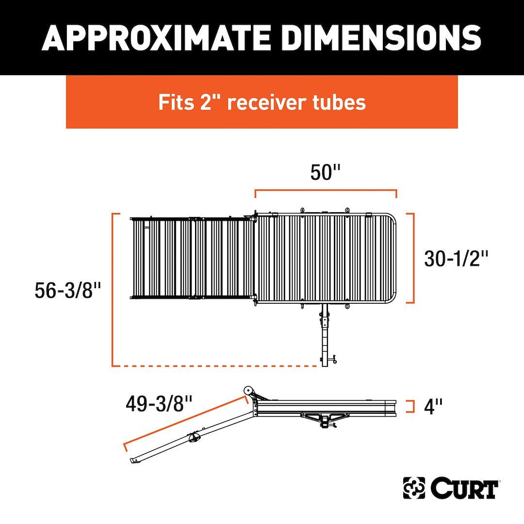 Curt 18112 Trailer Hitch Cargo Carrier - image 9