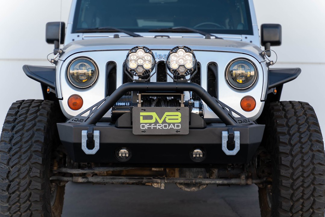 DV8 Offroad LPBM-02 Flip-Up Fairlead License Bracket