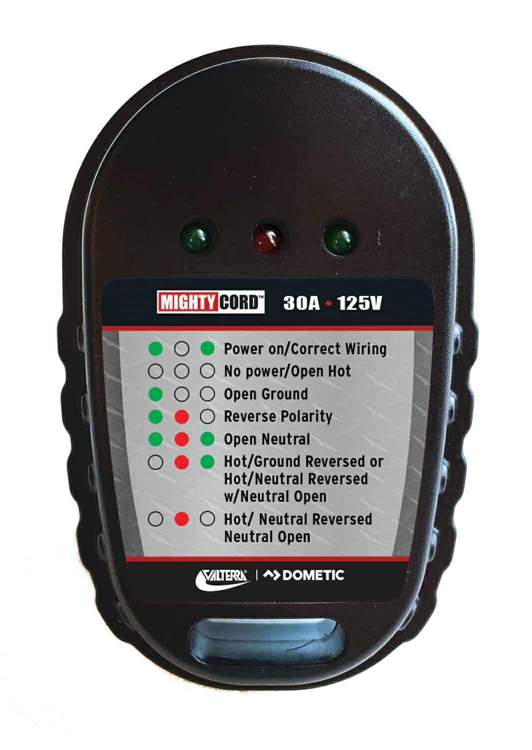 Valterra A10-30CTVP 125V RV Receptacle Circuit Tester - 3 Wire