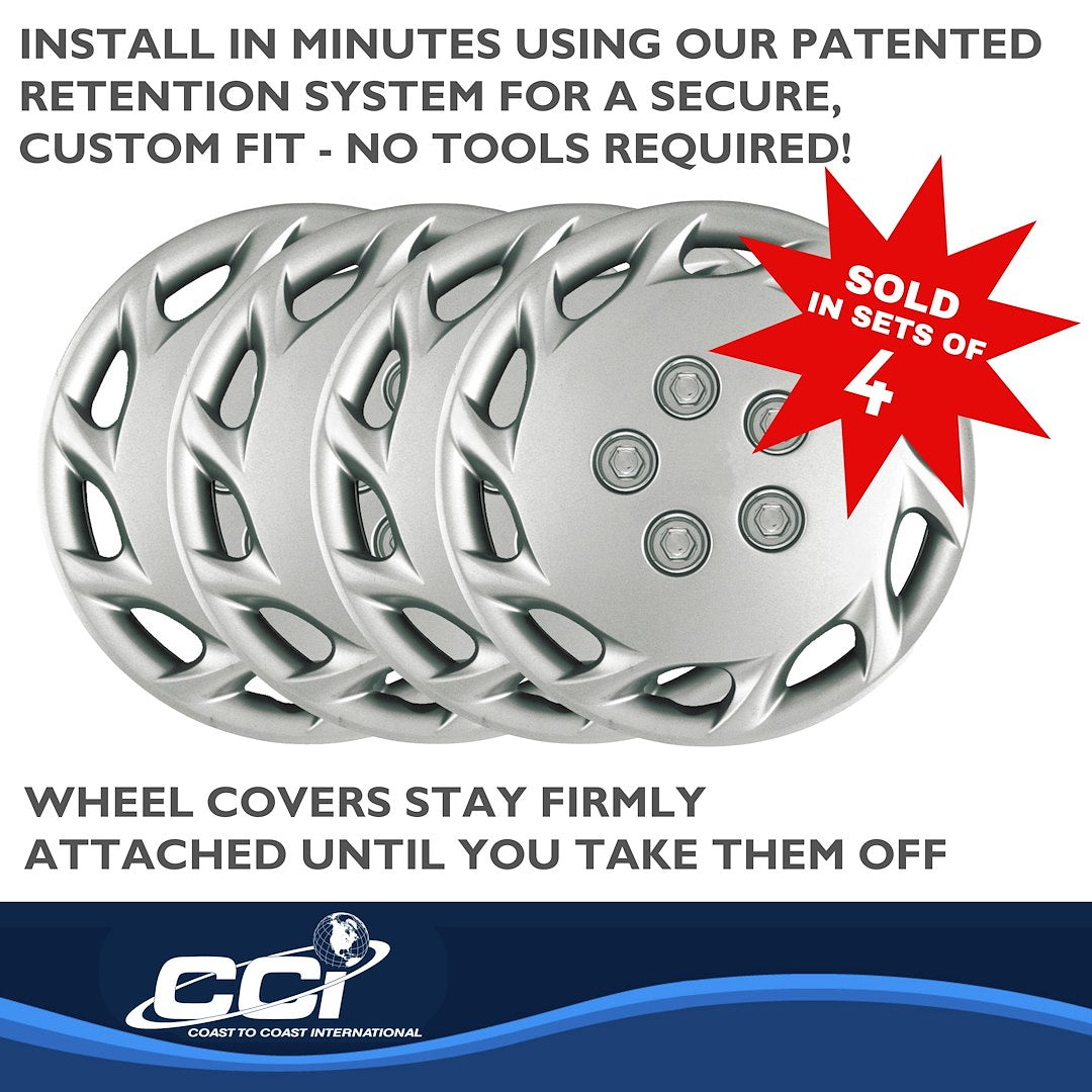 Coast To Coast B87714S Silver Camry Wheel Covers, Set of 4 - image 4