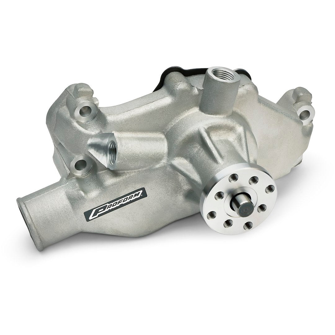 Proform Parts 68245 Satin Aluminum Small-Block Water Pump