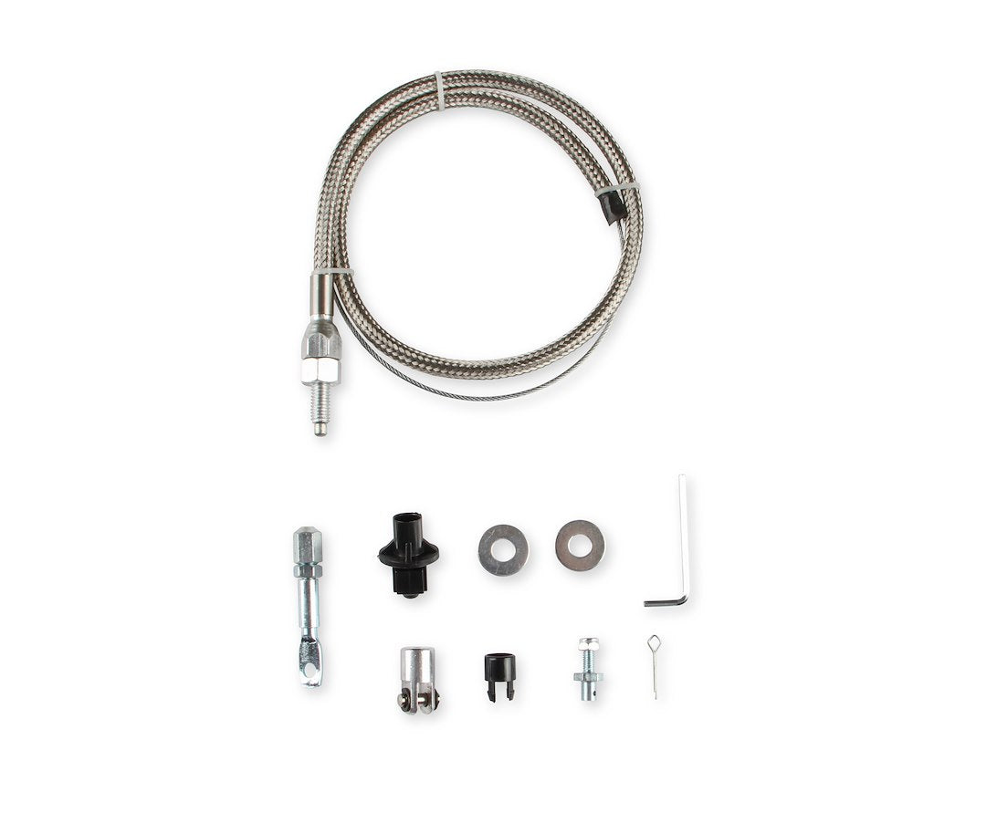 Mr. Gasket 5657 Steel-Braided Throttle Cable Kit