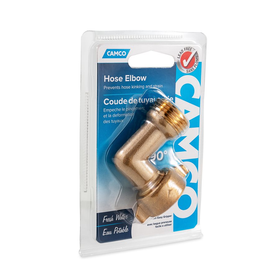 Camco Fresh Water Hose Connector (22504) – End Size1: 5/8 Inch Fpt