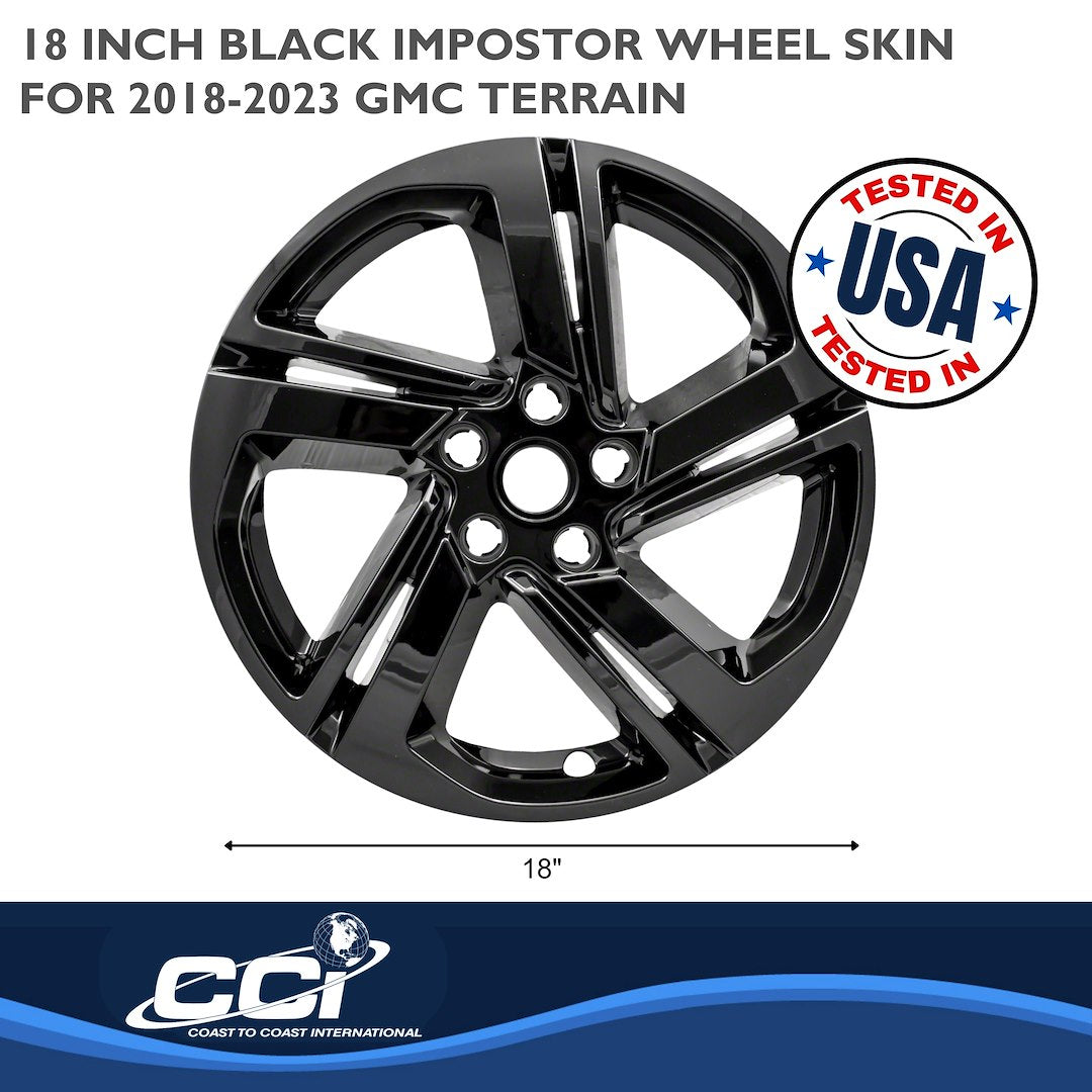 Coast To Coast IMP418BLK Black Terrain Impostor Wheel Skins - image 3