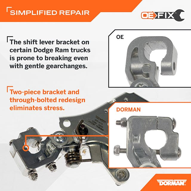 Dorman OE Solutions 905-671 Auto Trans Shifter Cable Bracket - image 5