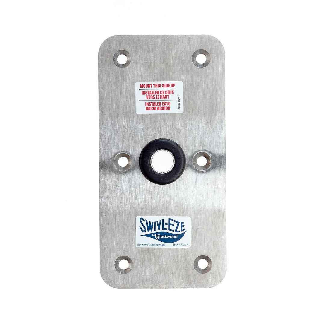 Attwood Marine SP-64839 Boat Seat Pedestal Base Plate - Non-Threaded